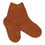 Non slip Grip Socks Organic terry cotton - Caramel