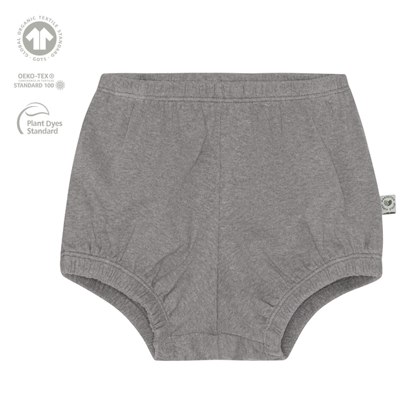 Boys' organic cotton briefs, melange grey, Kids' Underwear