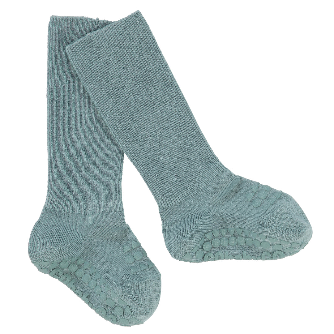 Generic Socks Non-Slip Grip Socks - Bamboo - Dusty Blue
