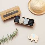 Combo Box 4-pack Cotton - Dark Grey Melange, Sand, Grey Melange, Black