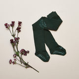 Wool Crawling Tights - Forest Green