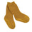 Non-Slip Socks Organic Terry Cotton - Mustard