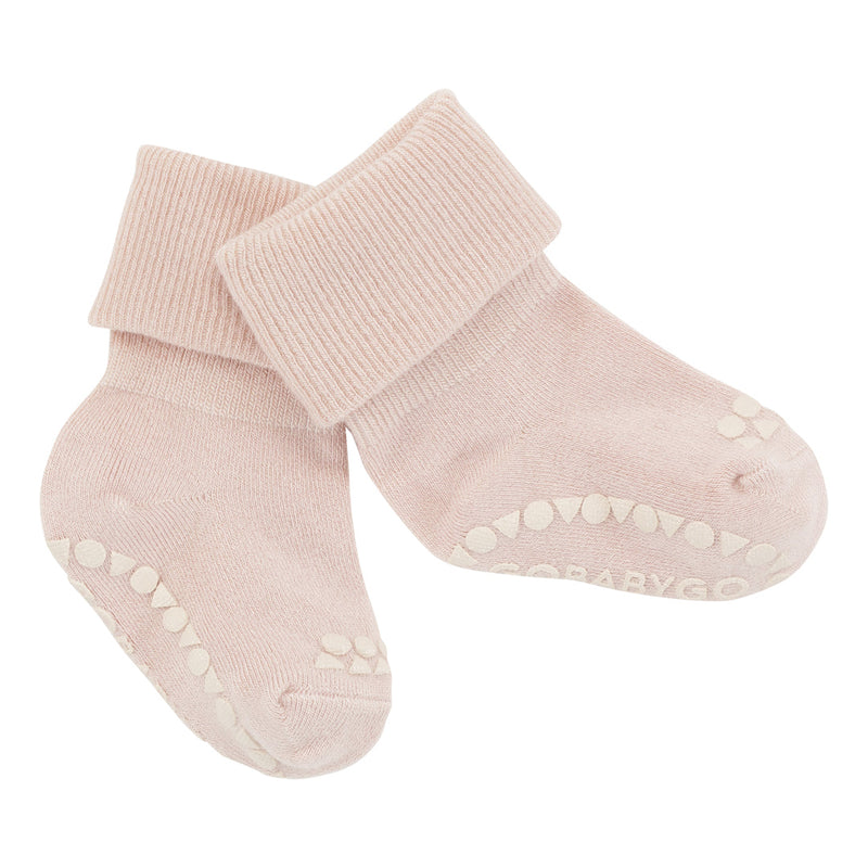 Non-slip Socks Bamboo Mini - Soft Pink