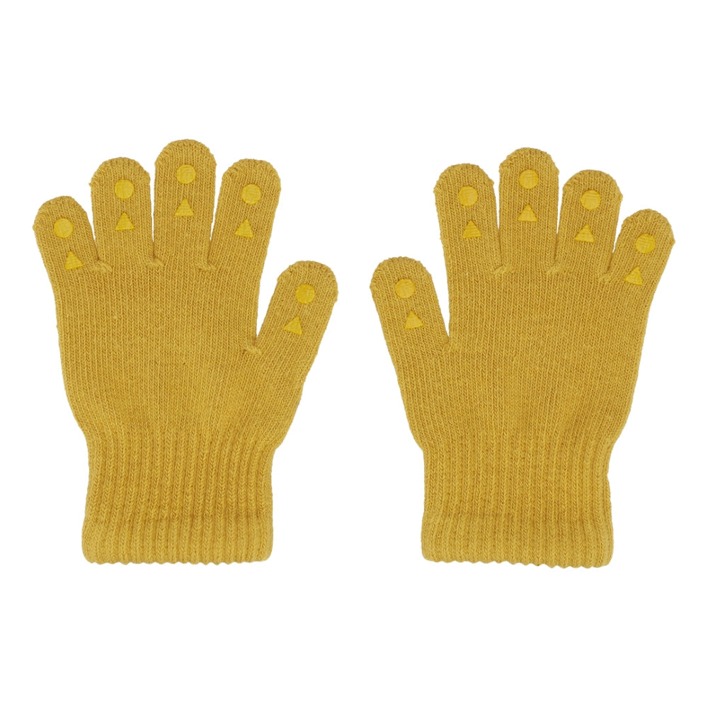 小物 Etavirp Non-Slip Logo Merino Wool Gloves GoBabyGo_NonSlipGloves_Mustard