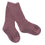 Non-slip Socks Cotton - Misty Plum