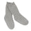 Non-Slip Socks Organic Terry Cotton - Grey Melange