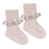 Non-slip Socks Bamboo - Soft Pink, Liberty Ruffle